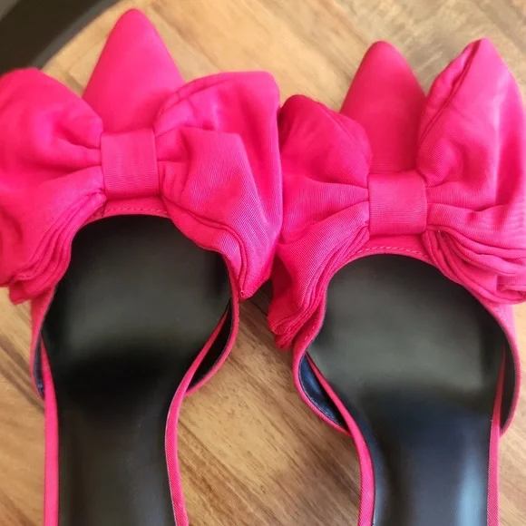 Women's Grace Bow Heels with Memory Foam Insole - A New Day, Size 9.5 - Picture 5 of 8